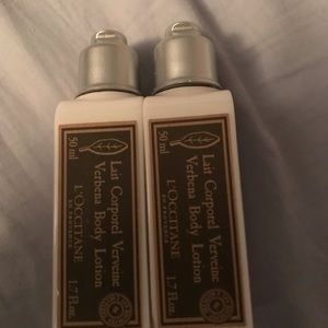 2 Loccitane verbena lotion 1.7 oz